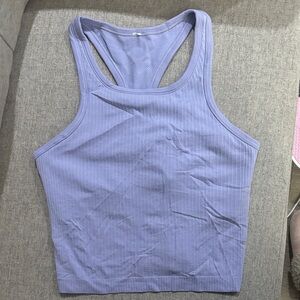 Lululemon Lavender Ribbed Tank Top